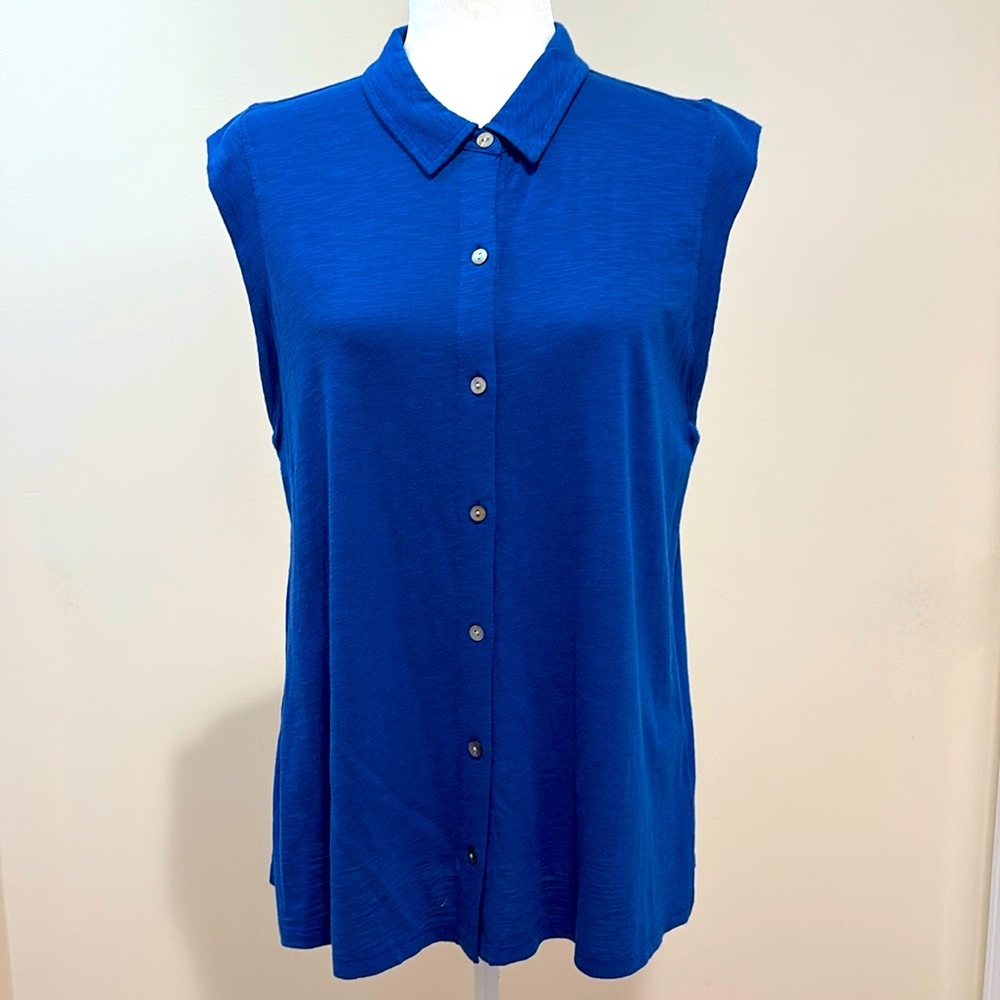 J.Jill Button-front Knit Blouse
